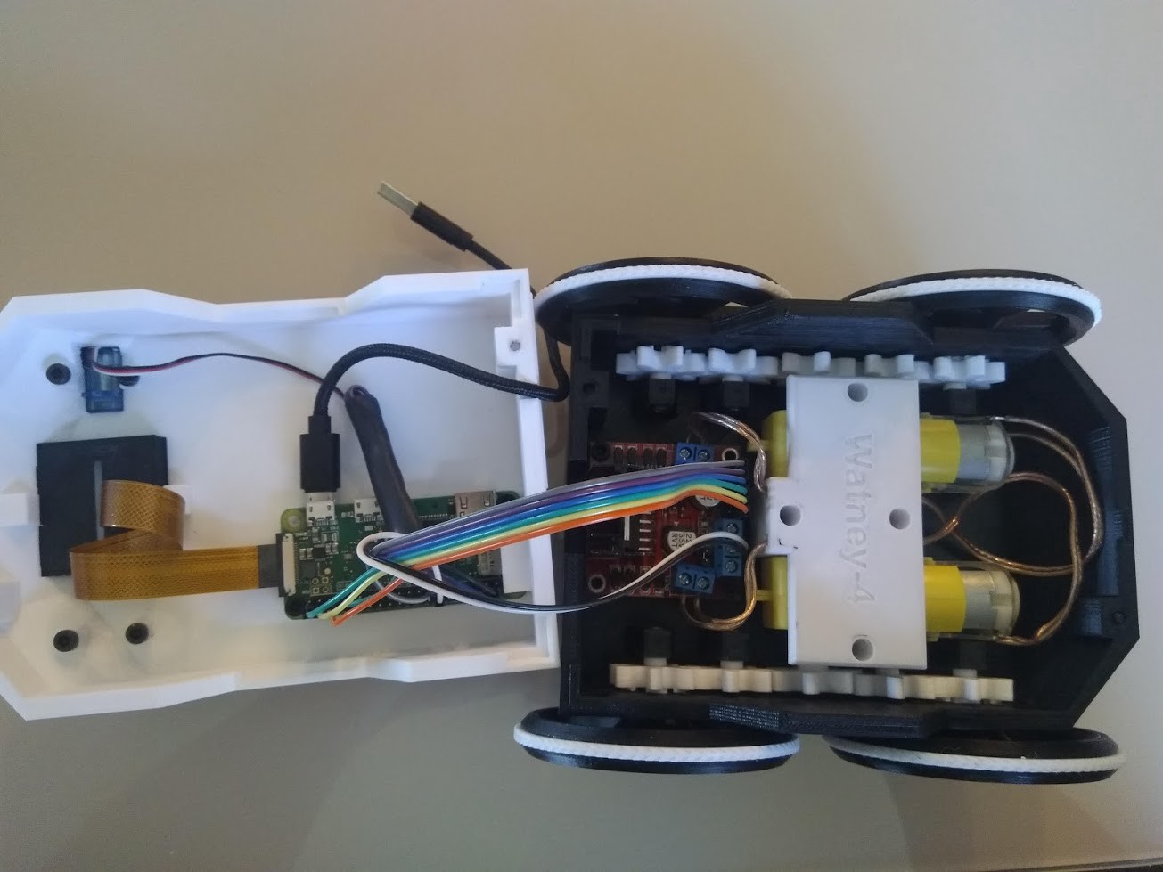 3d printed robot raspberry pi