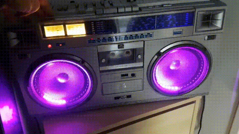 boombox led lights