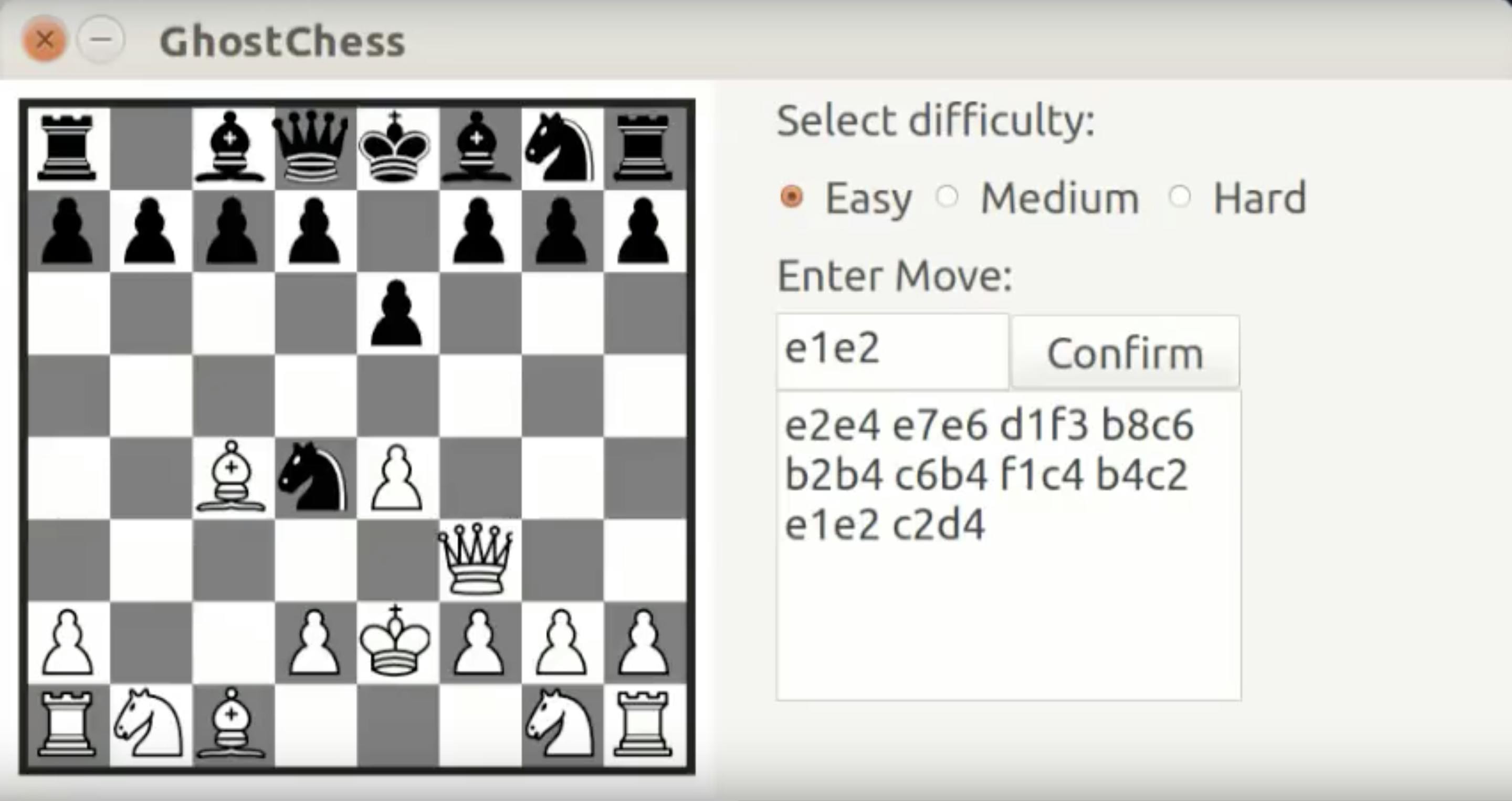 Automated Chess - Losing to a Ghost 