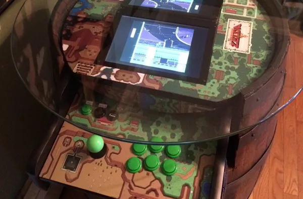 Convert a Wine Barrel Into a Legend of Zelda Arcade Machine - Hackster.io