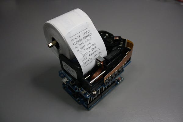 Senthermal Printer Arduino Thermal Printer Mounts Directly to an Arduino or Raspberry Pi - Hackster.io