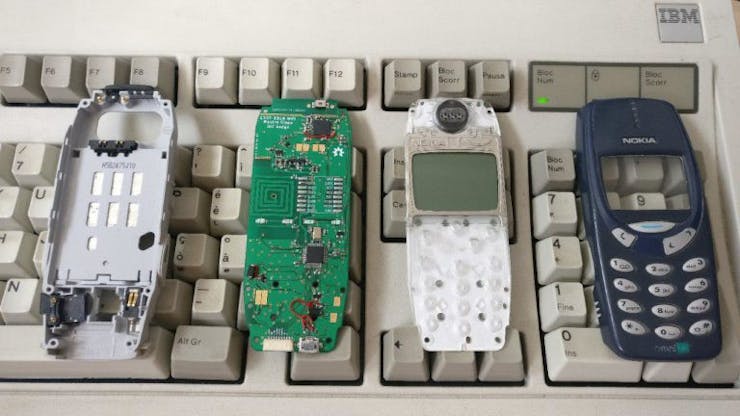 old nokia cell phones make the best conference badges hackster io