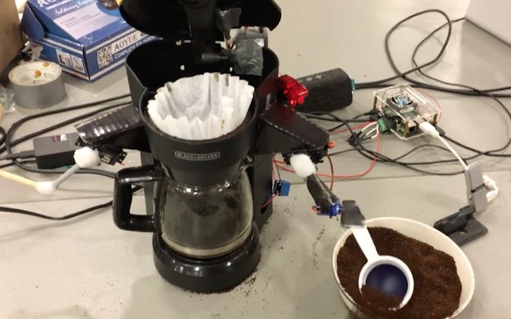 Alexa Coffee Maker Robot