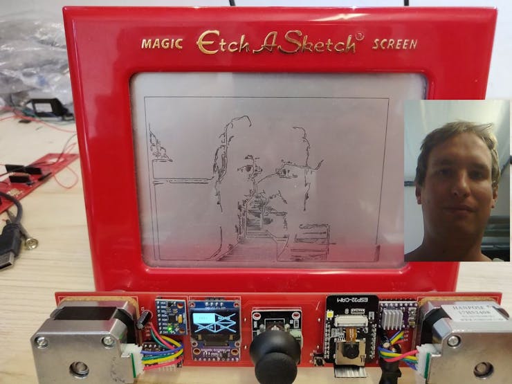 Hacking an Etch-A-Sketch with a Raspberry Pi and camera: Etch-A-Snap! -  Raspberry Pi