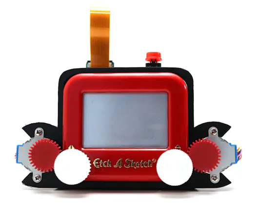 Snap Pictures with This Raspberry Pi-Enabled Etch A Sketch - Hackster.io