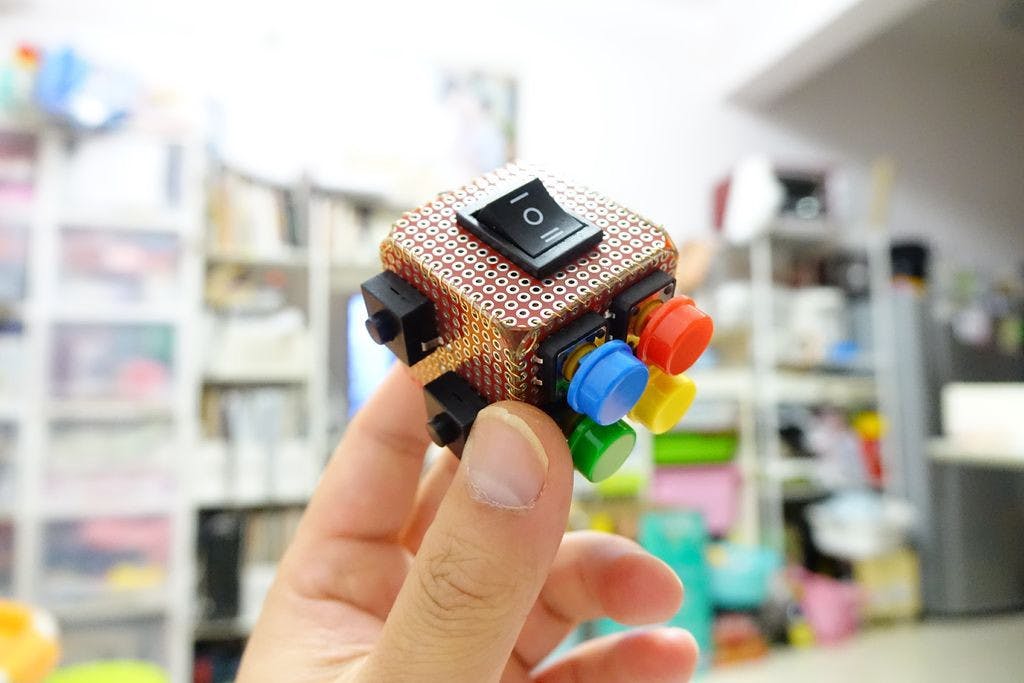The Fidget Cube Gets An Iot Makeover Hackster Io The Fidget Cube Gets An Iot Makeover Hackster Io