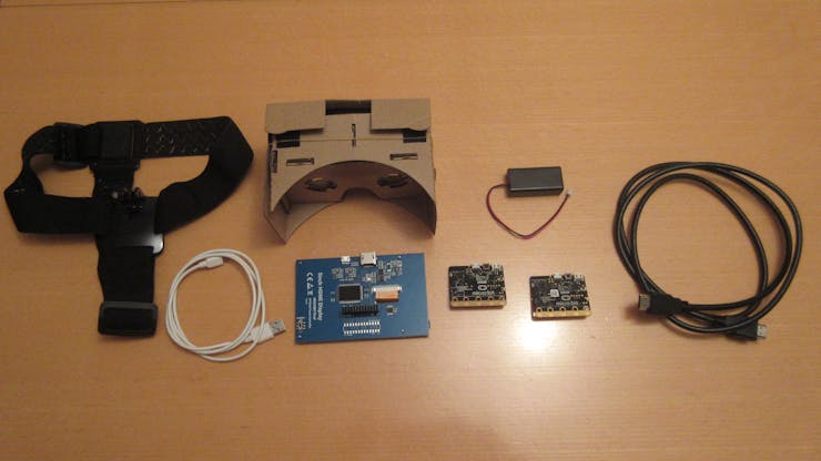 Diy Low Cost Vr Headset Uses A Pair Of Micro Bits For Tracking Hackster Io
