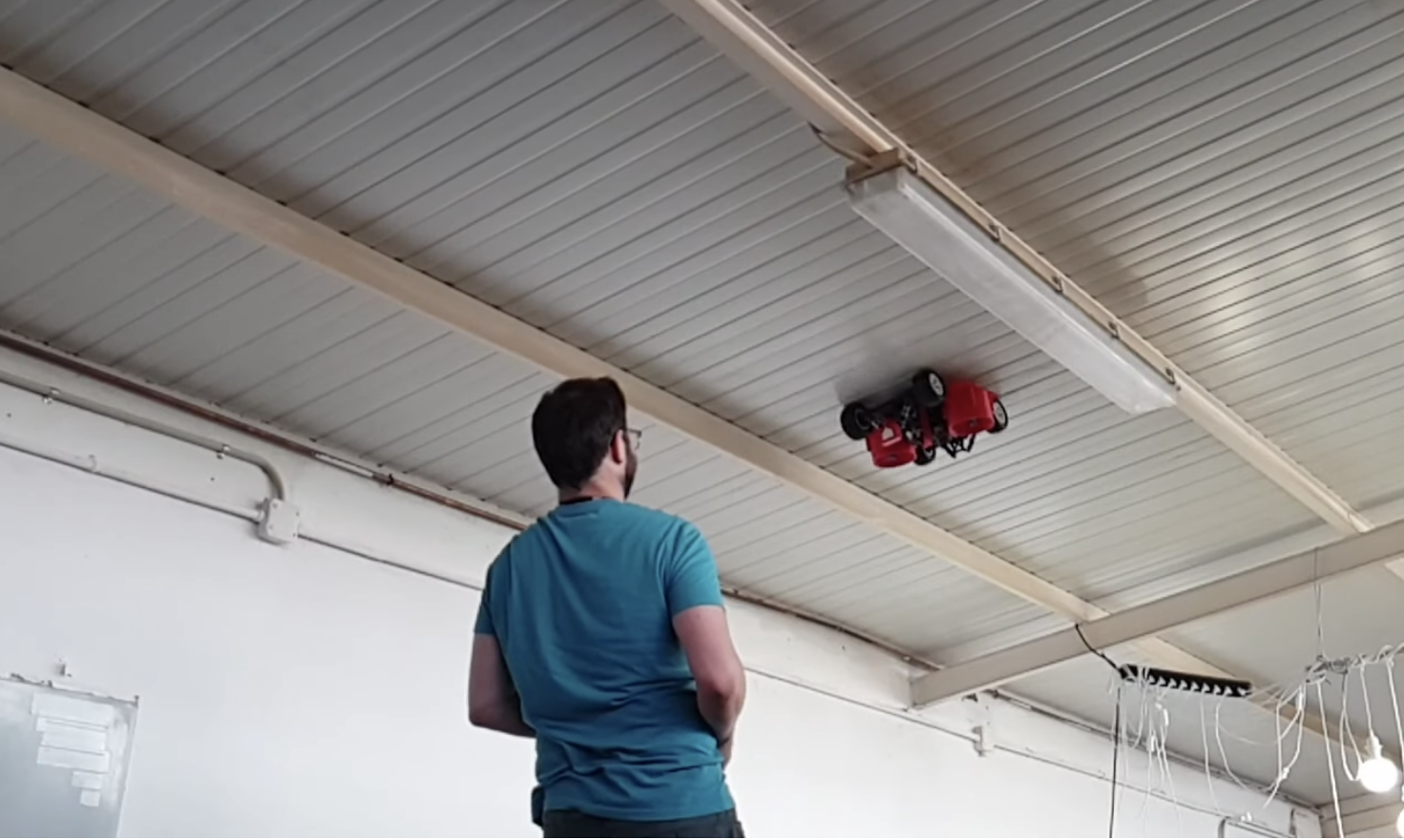 rc car that drives on ceiling