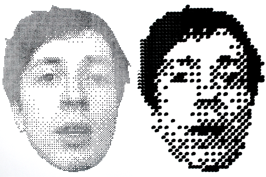 dot matrix printer photo