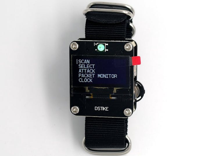 Attack Control and Test Wi Fi Networks with the DSTIKE Deauther Wristband Hackster.io