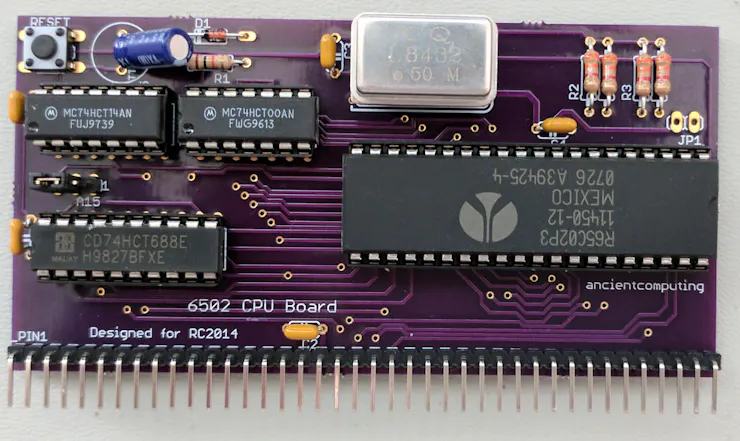 A 6502 Based Expansion Board For A Z80 Based Homebrew Computer Hackster Io