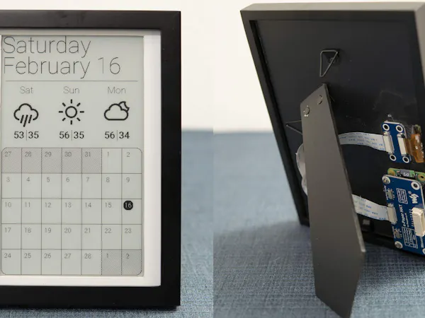 Calendar Using Raspberry Pi A DIY E-Ink Calendar Powered by a Raspberry Pi Zero W - Hackster.io