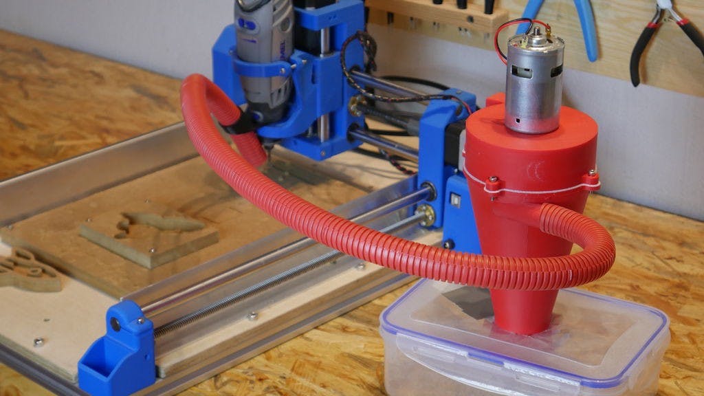 3D-Printed Dust Collector for CNC Hackster.io