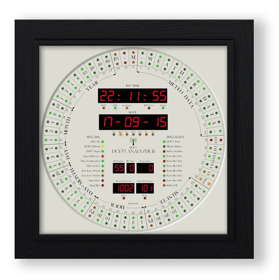 DCF77 Signal Analyzer Clock MK2 - Hackster.io