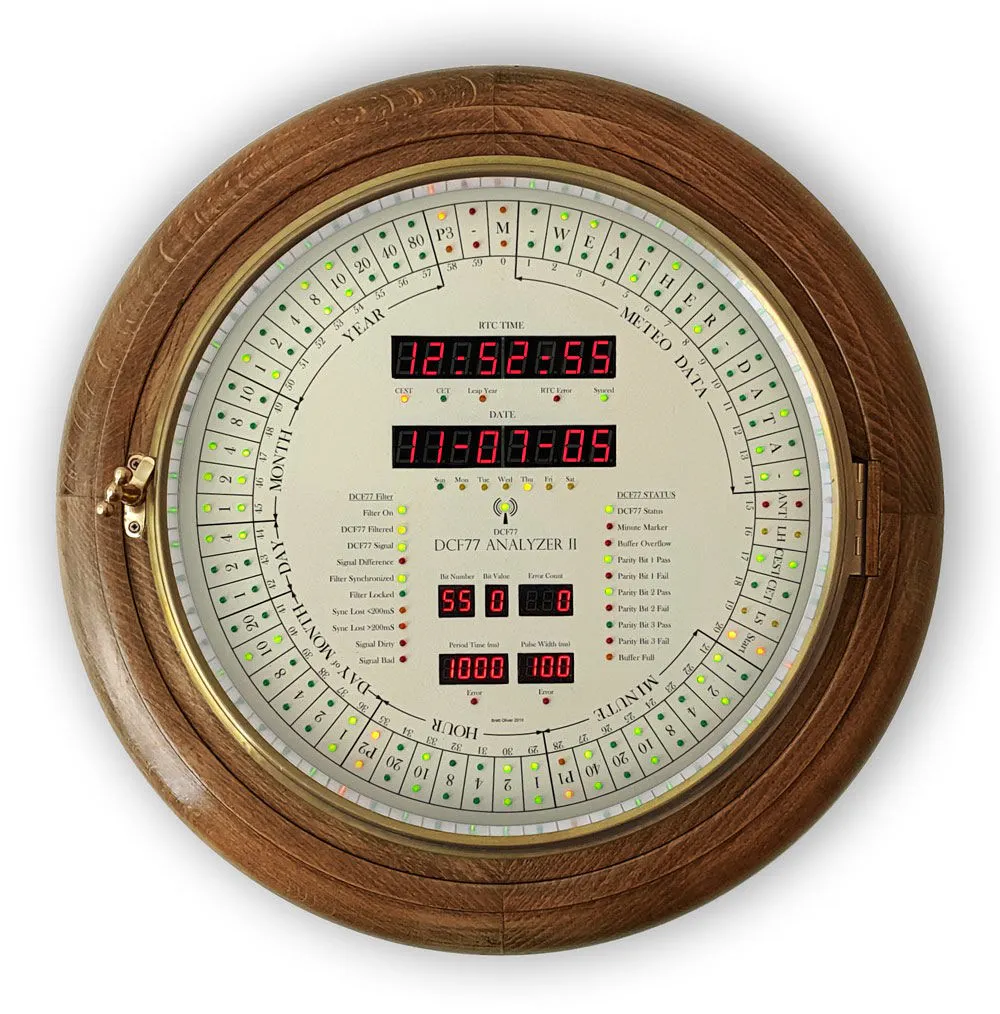 DCF77 Signal Analyzer Clock MK2 - Hackster.io