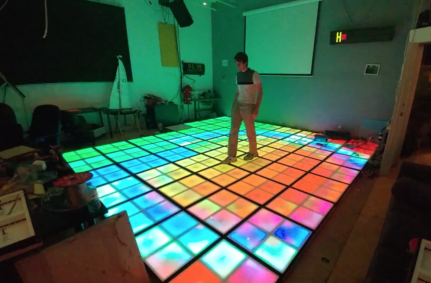 interactive dance floor