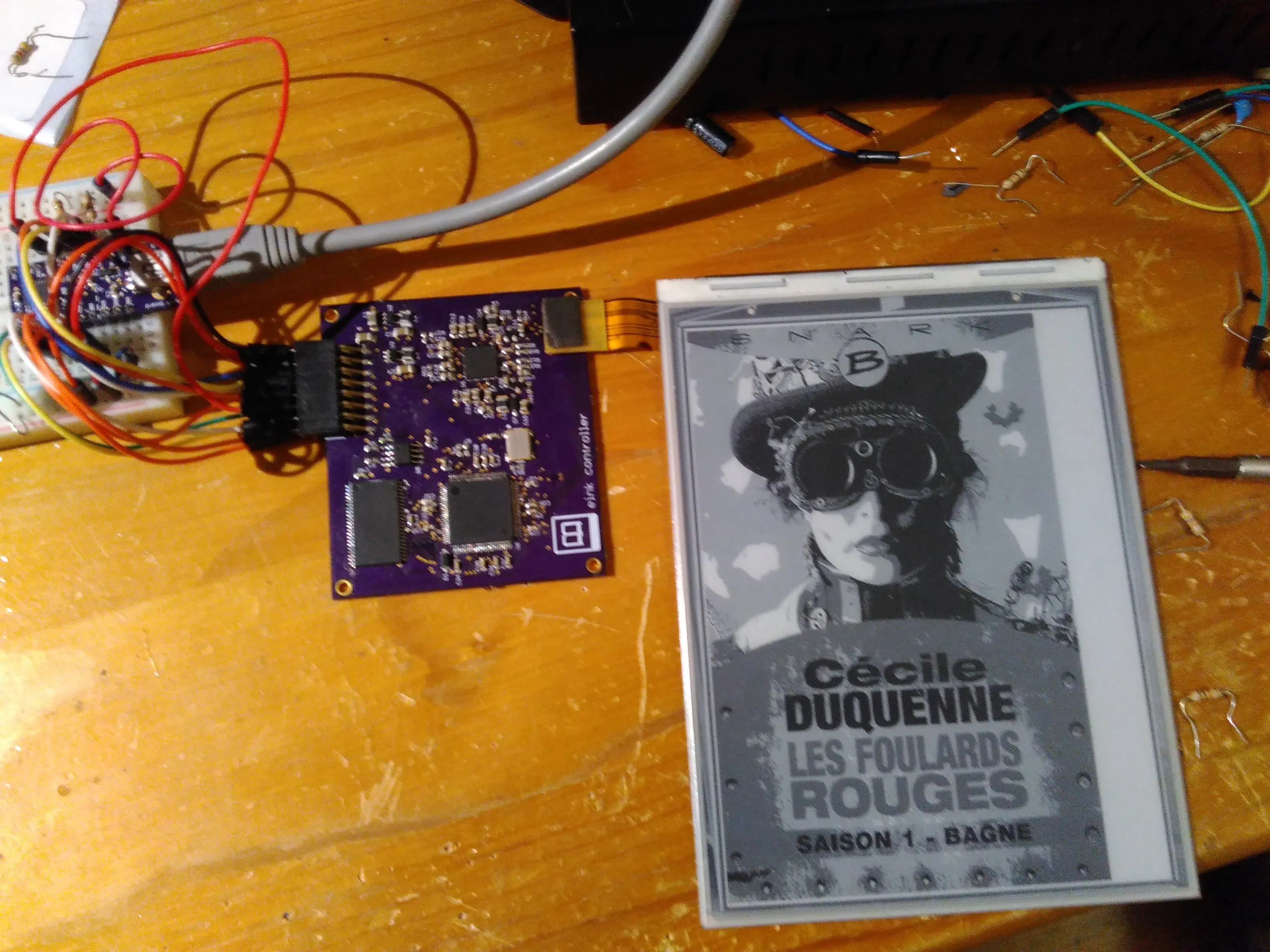 Controlling a Broken Kindle Display 