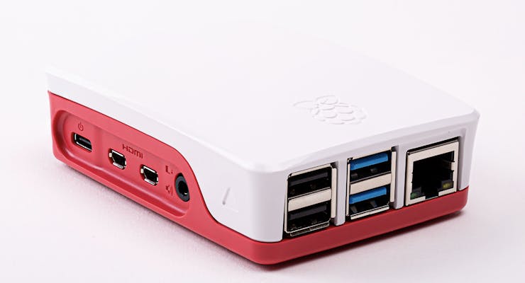 The official case for the Raspberry Pi 4. (📷: Premier Farnell)
