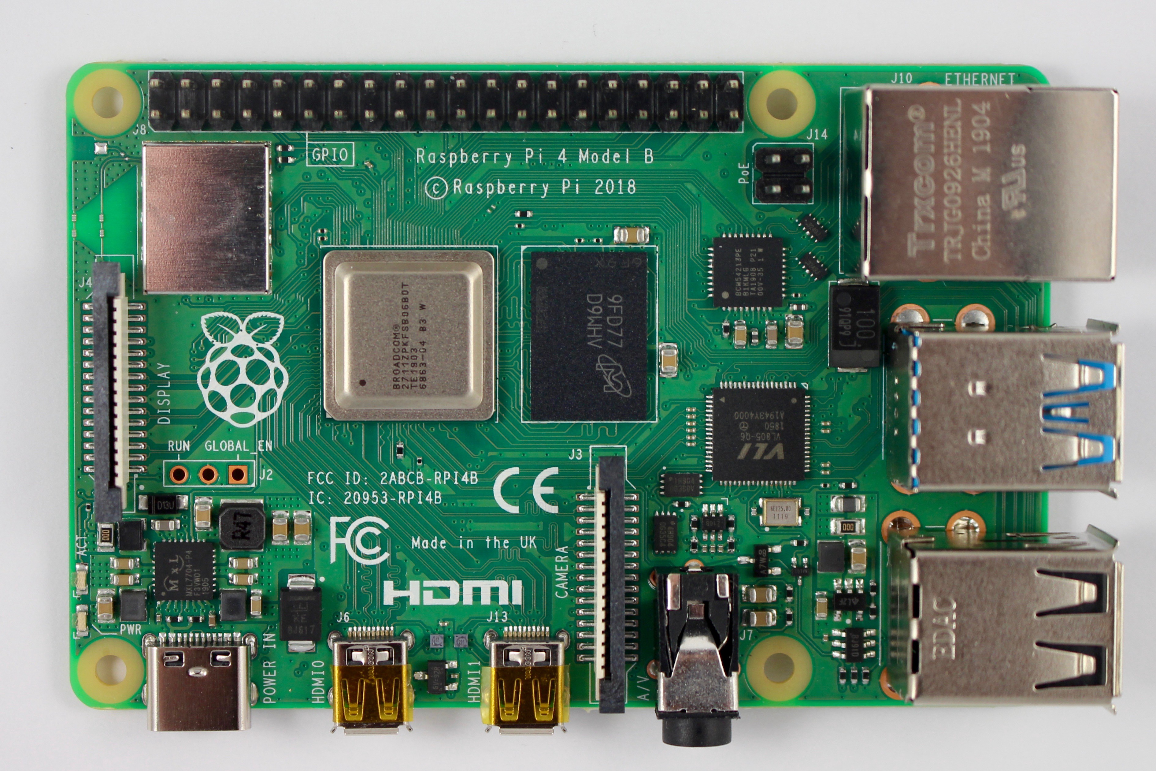 Raspberry Pi Model B Diagram