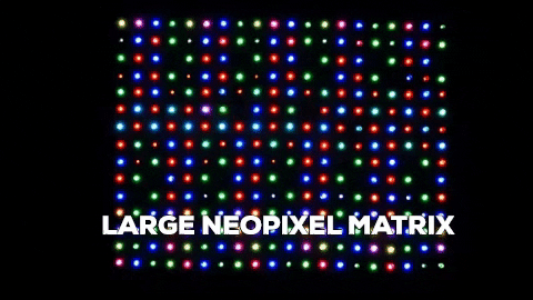 how to code neopixel matrix