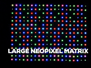 Building a Large NeoPixel Matrix