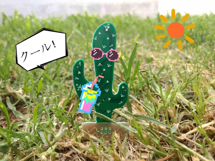 Cactus Saguaro Pin Badge