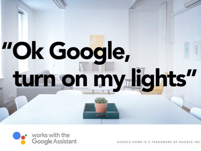 controlling lights with google home