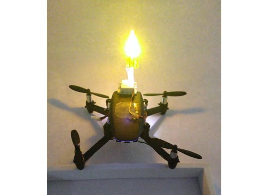 Lamp on a Drone