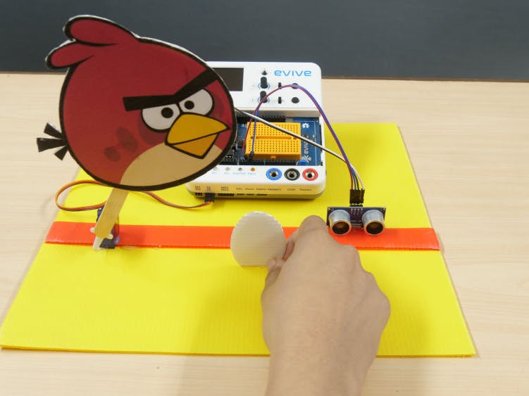 Controlling a Servo Motor Using Ultrasonic Sensor