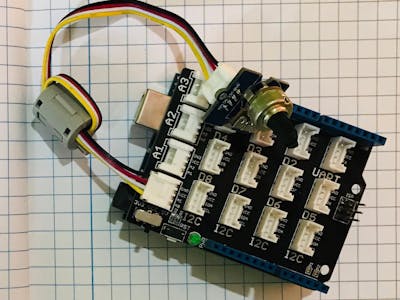 How to Use Grove Starter Kit Plus - Rotary Angle Sensor