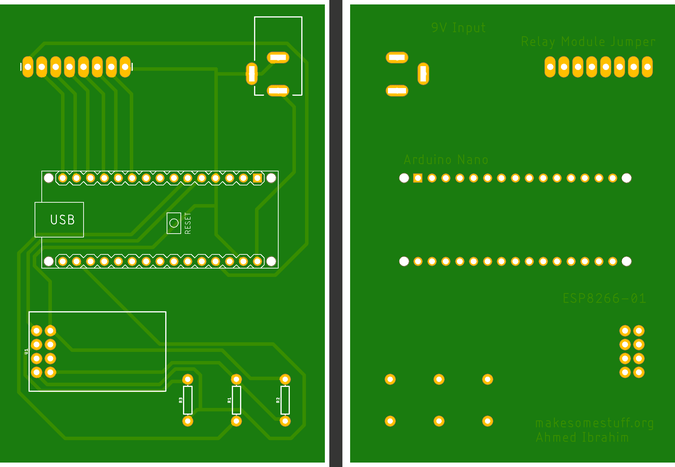 Bottom and Top Layer PCB Image