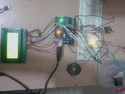 Temperature Controlled Fan with LCD Using Arduino