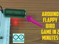 Make Arduino Flappy Bird Game in 2 Minutes with Code || LCD