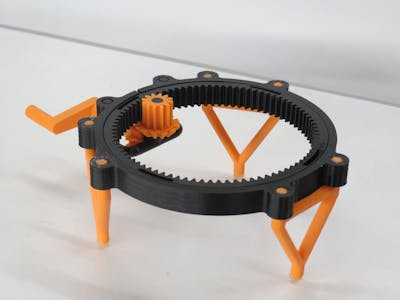 Fully 3D-Printable Turntable