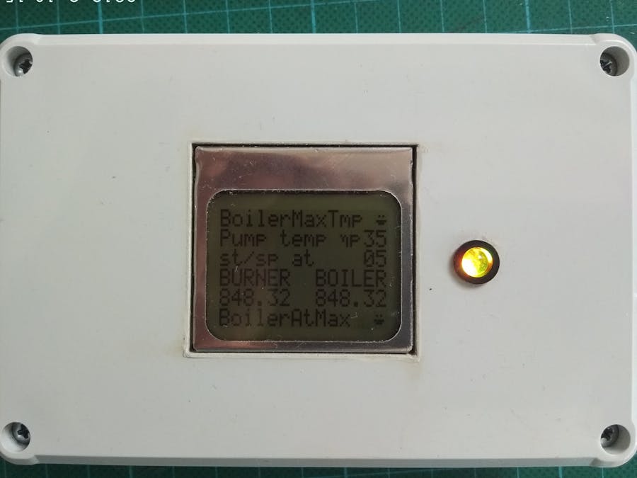 Digital Thermostat for Burner and Hot Water Boiler