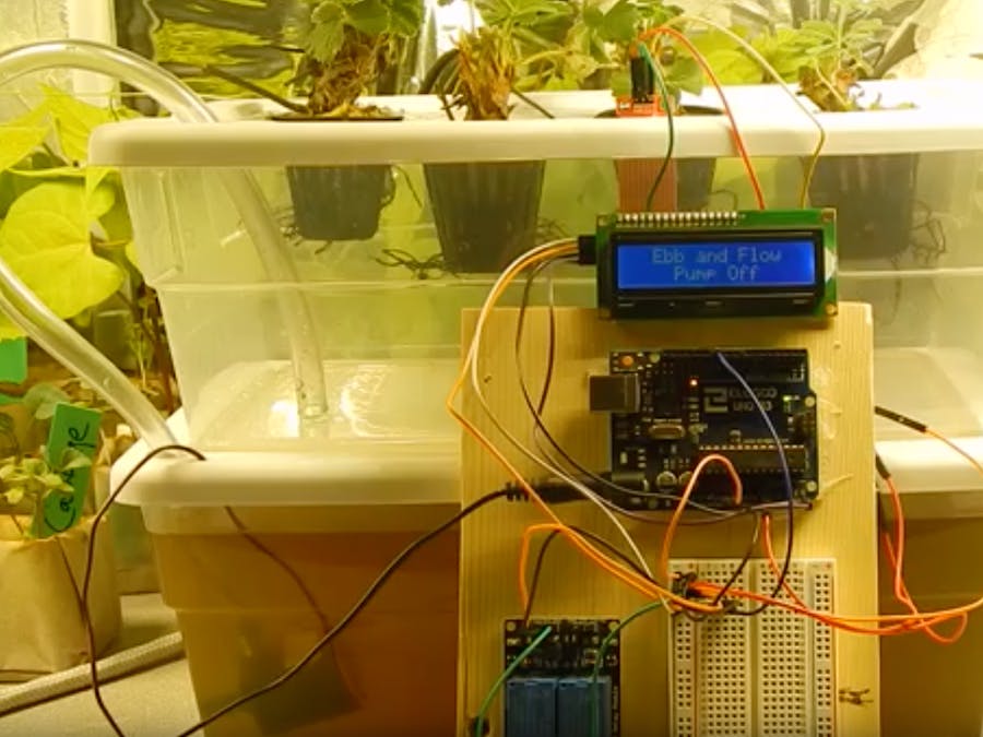 Ebb And Flow Hydroponic Mini System Hackster Io Ebb And Flow Hydroponic Mini System Hackster Io