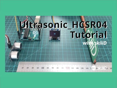 How to Use an HC-SR04 Ultrasonic Module with "skiiiD"
