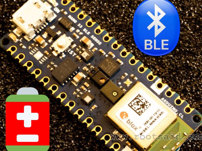 Arduino Nano 33 Sense | BLE Battery Level Tutorial