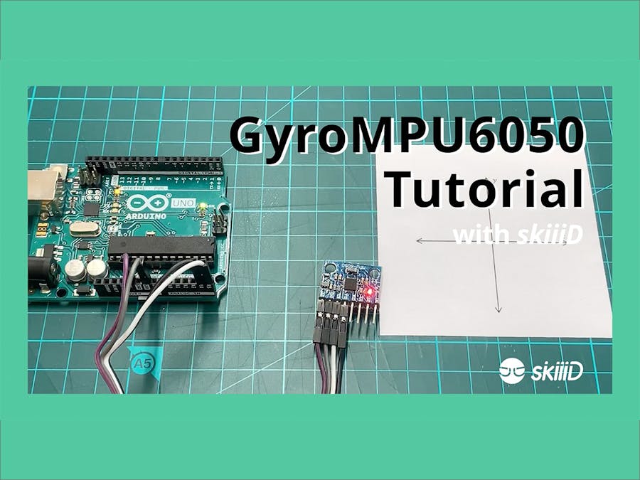 How to Use Gyro Sensor MPU6050 with "skiiiD"