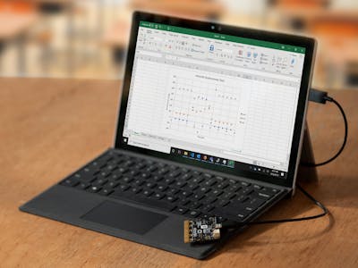 Visualize Data in Excel with micro:bit and MakeCode