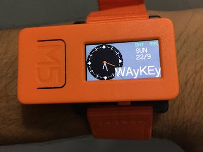 M5 Smart Watch-Using DEEP SLEEP function to increase Battery