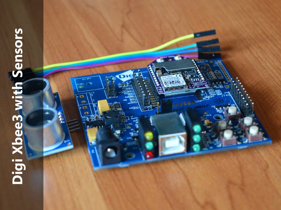 DIGI XBEE3 with HC-SR-04