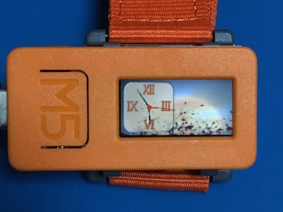 M5StickC PNG Watch