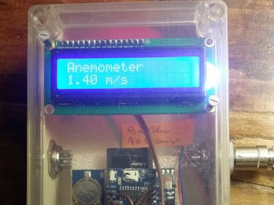 Arduino UNO R3 / ESP8266 RS485 MODBUS Anemometer