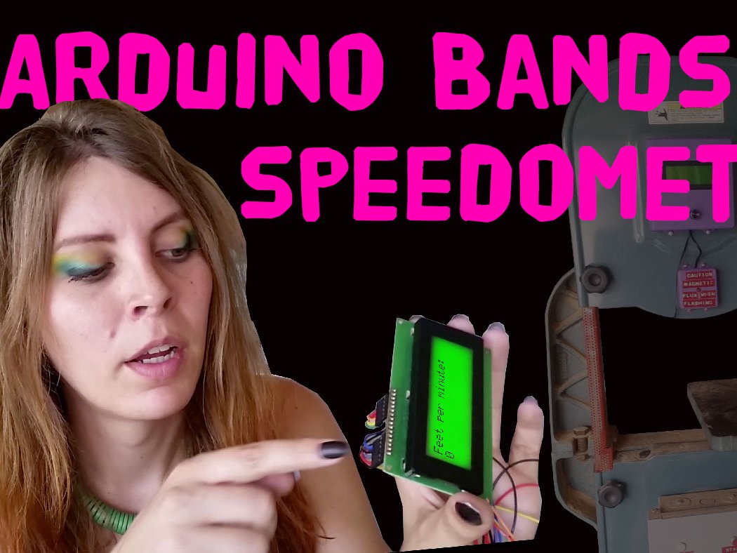 Arduino Bandsaw Speedometer Hackster.io