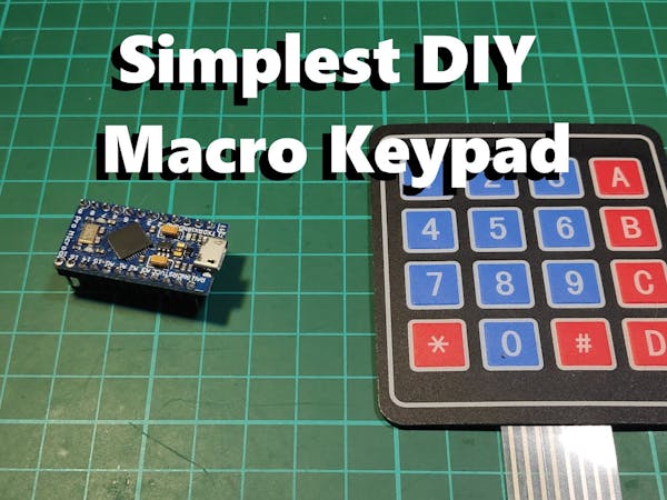 The Simplest DIY Macro Keypad - Arduino Project Hub