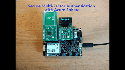 Secure Multi Factor Authentication with Azure Sphere