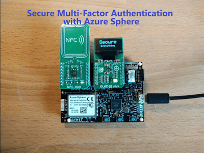 Secure Multi Factor Authentication with Azure Sphere