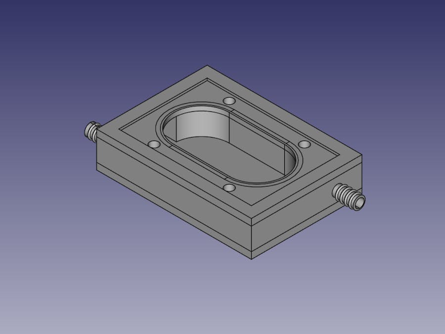 3D-Printed Water Cooler for Cheapo Chinese 50W COB LED