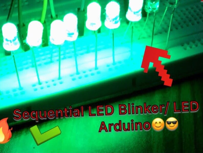 Arduino LED Chaser|| Sequential LED Blinker || Chaser LED